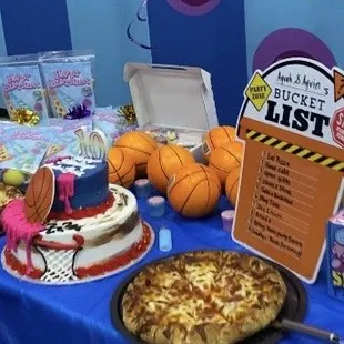 Check out the dual Bday Slime Dunk theme