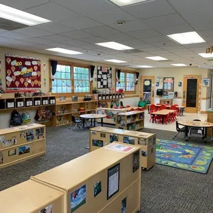 Our classroom suites are large and spacious.