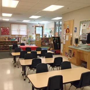 Typical Preschool classroom.