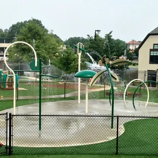 Our Spray Park adds a whole new meaning to "water play" during the hot summers.