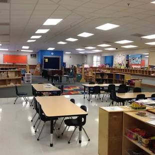 This huge classroom is enjoyed by our school age children.