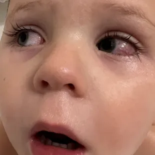 My baby&apos;s eyes after going to Kids Planet!
