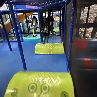 Speed bump padded area