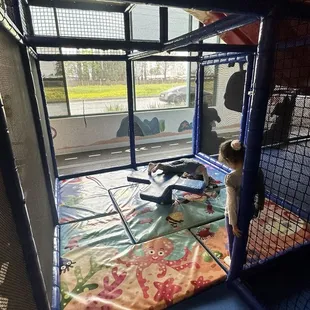 Padre area for kids to play and balance