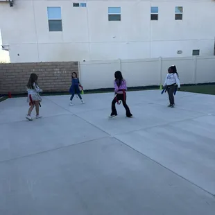 Outdoor activities, Flag tag