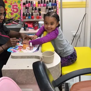 She left there feeling like a real princess. Thank you Ms. Lorraine &amp; Ms. Cynthia!!