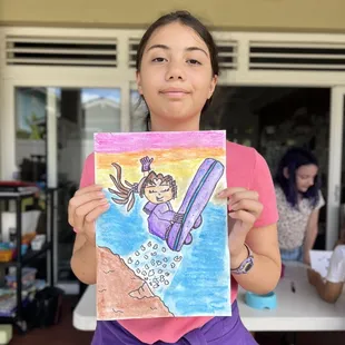 Anime and Manga camp work.