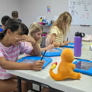 Working on digital design projects