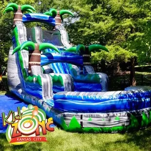 Cool down during a hot summer/fall event with a KidZone KC water slide.