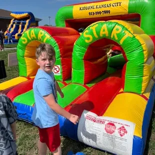 40 foot extreme obstacle course