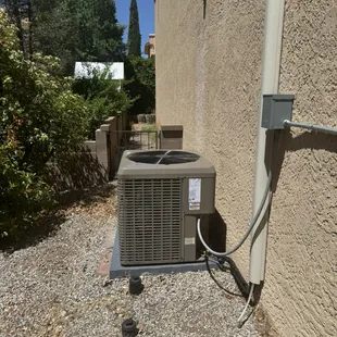 Converted swamp cooler to new cool AC system