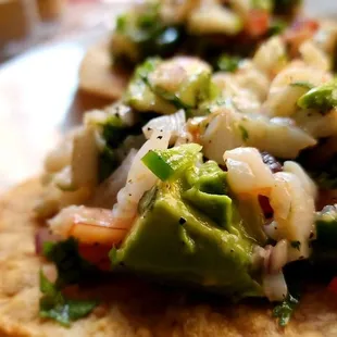 The ceviche tostada of your dreams!