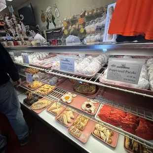 a variety of baked goods