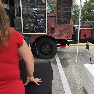 Menu for July 2 Red White &amp; Brews event at Anderson Park, Spring Hill