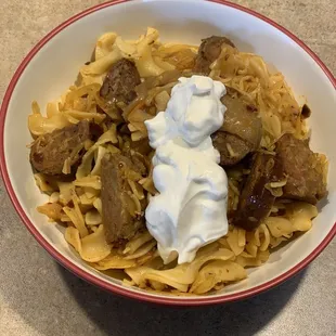 Haluski (Using their Outstanding Hungarian Smoked Sausage)!