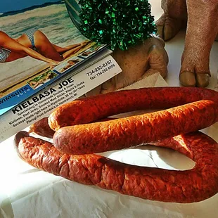 Christmas Sausage Smoked Hungarian and Canjun