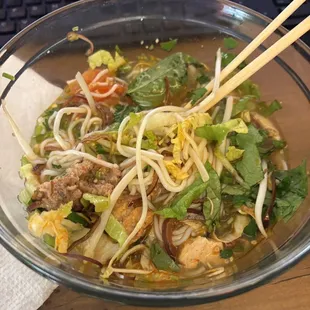 Bún Riêu - no pork feet or blood cube