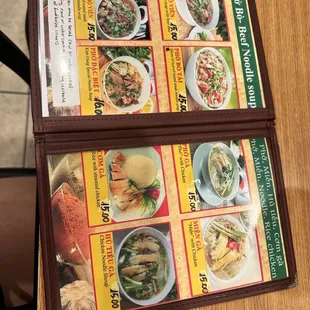 ramen and noodles, menu