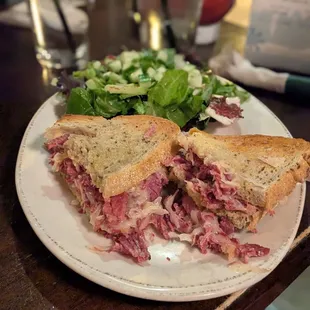 Reuben and salad