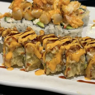 Vegas Roll and Raijin Roll