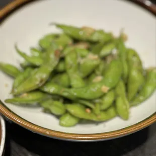 Garlic Edamame