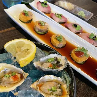 A1. Hamachi Carpaccio