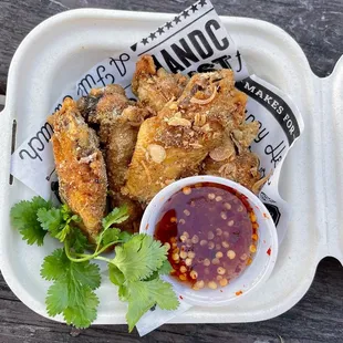 Thai Boxing Chicken Wings