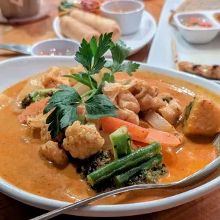 Pumpkin Chicken Curry!