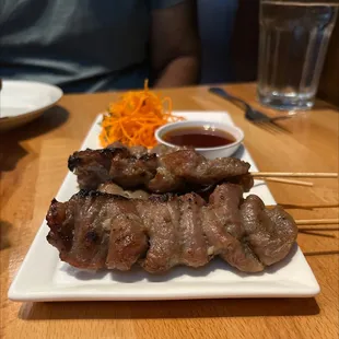 Grilled Pork Skewers