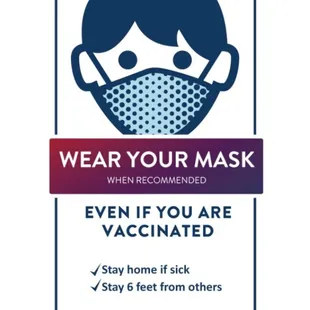 For your safety, our indoor dining room still requires face masks.