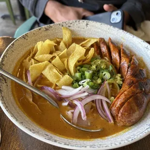 Khao Khoa Soi (Noodle Curry) w sai oua