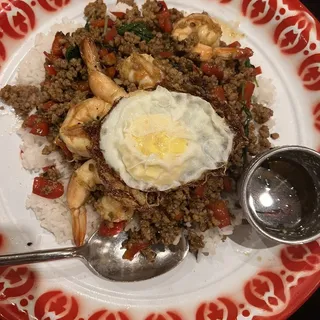 Pad Kra Pao with Ground Pork