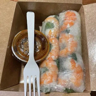 Shrimp fresh rolls