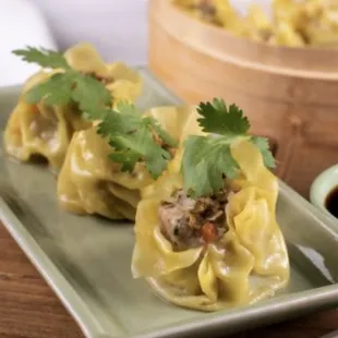 Homemade pork shumai