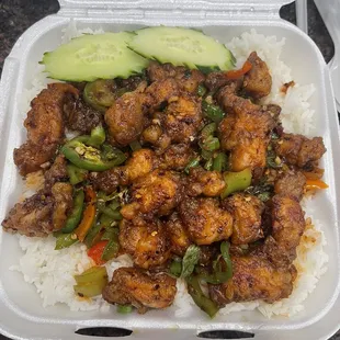 Pork belly kra Pao. So delicious!