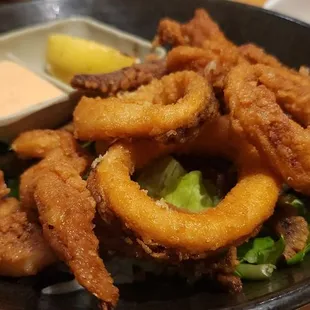 Happy hour calamari