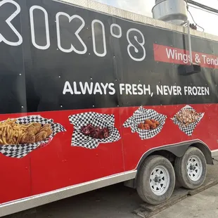 Look for the food trailer on the side of the road! Located right next to the Valero gas station.