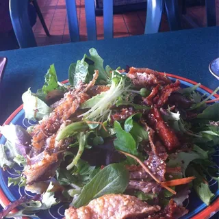 SALMON SKIN SALAD