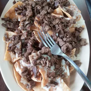 The half order of nachos.