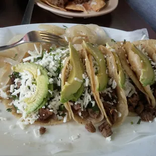 Tacos de bistek.