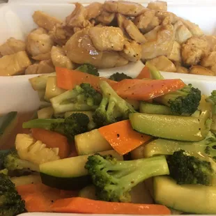 Chicken Hibachi Dinner Portion