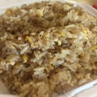 &quot;Fried/Grilled&quot; rice that was buttery/peppery but not so much grilled