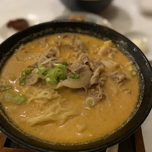 Spicy Beef Miso Ramen