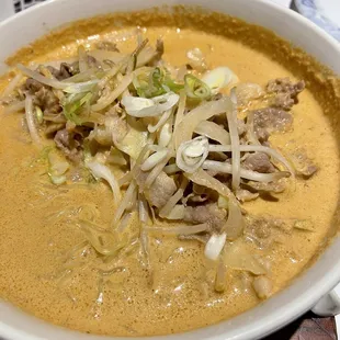 Spicy Beef Miso Ramen