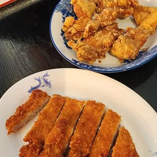 Chicken Katsu and Korean fried chicken