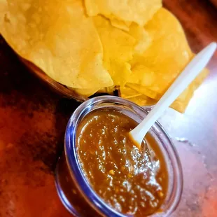 Chips and salsa- yum!!