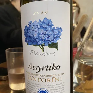a bottle of wine on a table
