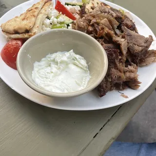 Pork Gyro with Salad Platter