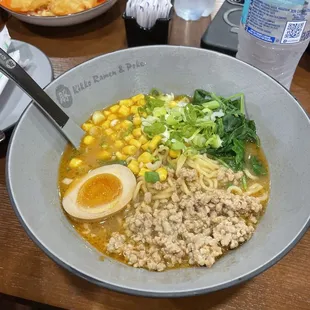 This was the Tan Tan ramen, add some chili oil for a little kick!