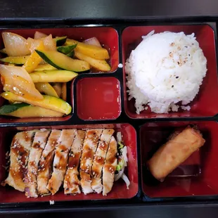L1 Teriyaki chicken bento